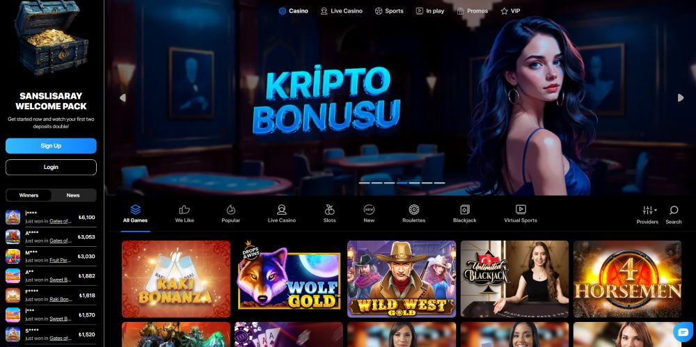 ŞanslıSaray Casino Online 